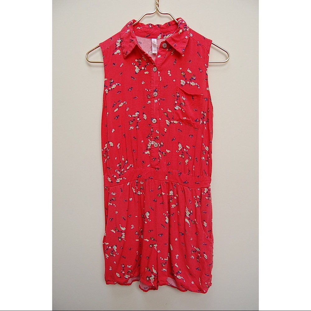 Xhilaration Sleeveless Floral Romper